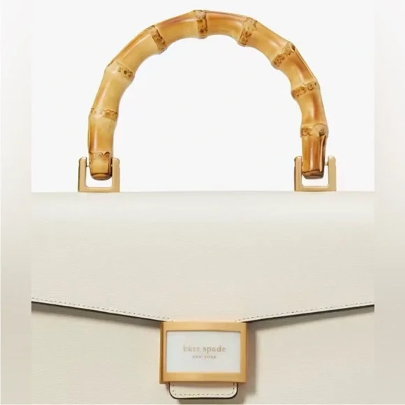 Kate Spade Satchel with Bamboo Handle - Picture 3 of 6
